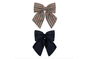 Mimi & Lula, Stripe agnes bow clips