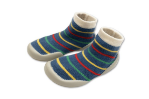 Collégien slofjes, Streepjes blauw (18/19 - 44/45)