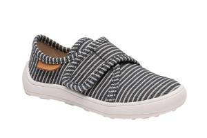 Bisgaard pantoffel, streepjes blauw (maat 24-32)