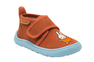 Bisgaard barefoot pantoffel, nijntje terracotta (maat 19-26)