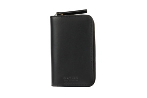 O my bag portefeuille, Jett black leather