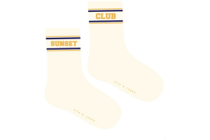 Elle and Rapha sokken, Sunset club socks (maat 19/22-37/41)