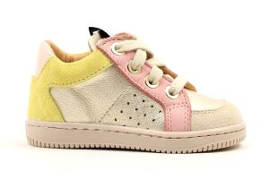 Ocra baskettertjes, multicolor zachtgoud (maat 19-24)