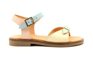 Ocra sandaaltjes, multicolor pastel (maat 25-35)