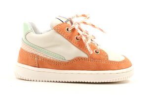 Romagnoli sneakertje, offwhite/zalm (maat 20-24)