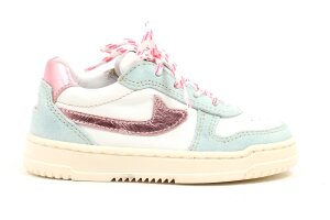 Romagnoli sneaker, wit/lichtblauw (maat 22-29)