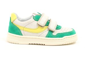 Romagnoli sneaker, offwhite/groen (maat 24-35)
