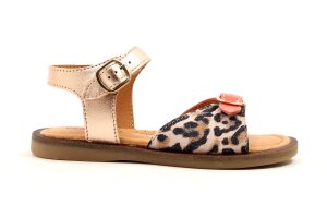 Romagnoli sandaal, rosé/leopard (maat 26-35)