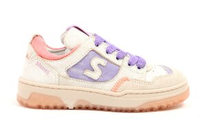 Stones and Bones sneakers, wit/lila (maat 25-38)