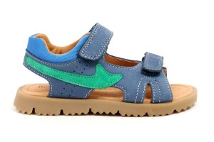 Romagnoli sandaal, blauw/groen (maat 26-40)