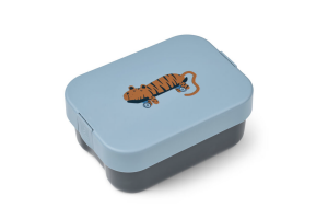 Liewood lunchbox, tiger blauw