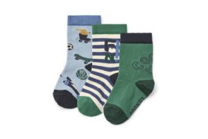 Liewood korte sokken, 3-pack fun beach(maat 19/22 - 33/36)