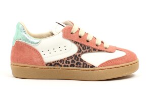 Bana & Co sneakers, wit/koraal (maat 24-35)