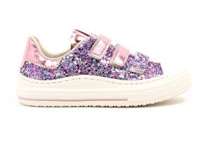 Bana & Co sneaker, multi pink glitter (maat 24-35)