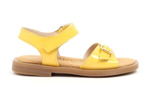 Beberlis sandalen, lak geel (maat 26-36)