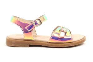 Beberlis sandalen, shiny metallic (maat 26-36)