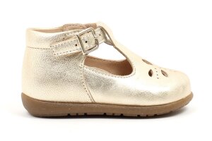 Beberlis gespschoentjes, zachtgoud (maat 19-23)