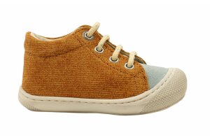 Naturino veterschoentjes, oker/munt (maat 18-24)