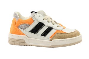 Ocra sneakers, wit/zwart (maat 25-36)
