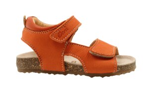 Ocra sandaaltjes, oranjerood (maat 23-32)