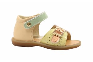 Naturino sandaaltje, multicolor pastel  (maat 20-29)
