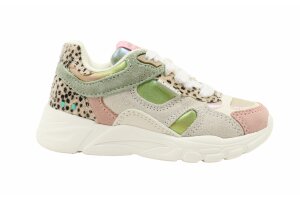 Bunnies runners, multicolor pistache (maat 24-33)