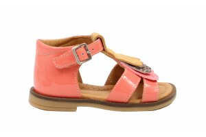 Romagnoli sandaaltje, koraal lak (maat 21-27)
