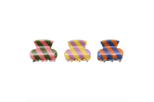 Mimi & Lula, striped mini claw clips