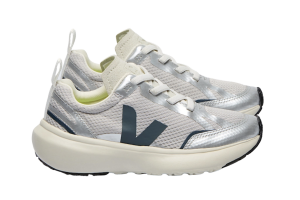 Veja runner, wit/zilver (maat 23-35)