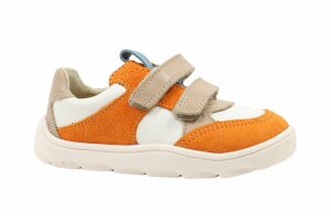 Froddo sneaker BAREFOOT, wit/oranje (maat 23-30)