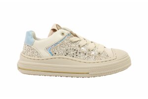 Stones and Bones sneakers, zilver glitter (maat 27-36)