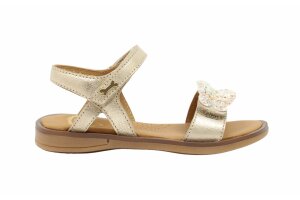 Stones and Bones sandaal, zilver vlinders (maat 26-35)