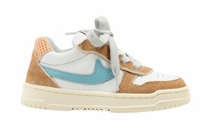 Romagnoli sneaker, offwhite/cognac (maat 22-29)