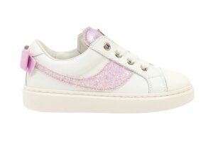 Beberlis sneakers, wit/lila (maat 26-35)
