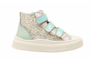 Beberlis basketters, pastel glitter (maat 26-34)
