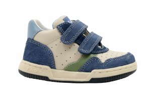 Falcotto baskettertje, offwhite blauw (maat 19-26)