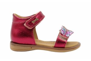 Stones and Bones sandaal, fuchsia vlinders (maat 20-29)