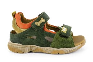 Stones and Bones sandaal, kaki (maat 26-40)