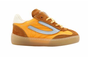 Rondinella sneaker, oranje/bruin (maat 22-27)