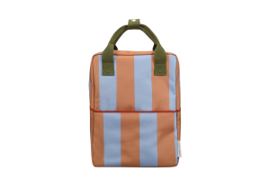 Sticky lemon rugzak, medium stripes cloud blue