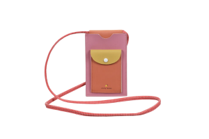 Sticky Lemon phone pouch, Rosebay pink
