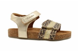 HIP sandaal, leopard/ goud (maat 24-35)
