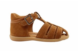 Romagnoli gesloten sandaaltje, cognac (maat 19-24)