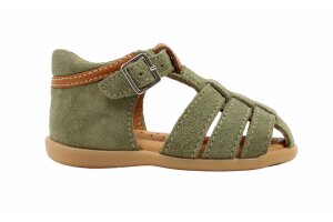 Romagnoli gesloten sandaaltje, kaki (maat 19-24)