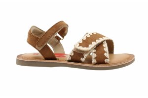 Shoesme sandalen, cognac/wit (maat 26-35)