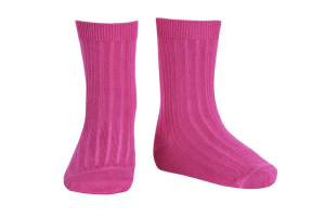 Condor korte kous, fuchsia (maat 16/18 - 36/39)
