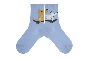 Condor kort sok, 446 skate dog blauw (maat 16/18 - 36/39)