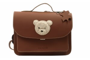 Own Stuff boekentasje, kleuter cognac teddy