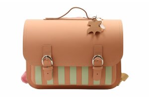Own Stuff boekentas, lagere school beach peach