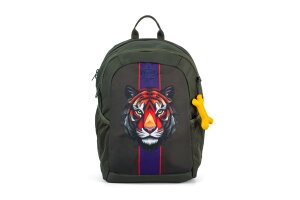 Stones and Bones rugzak, Lagere school Elan Tiger kaki